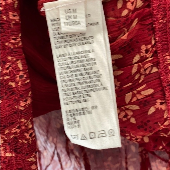 Free People Roma Printed Ruffle Blouse - Picture 8 of 9